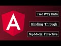 Two way databinding in AngularJS | Angular 6 Basic Two way data binding with ngModel |