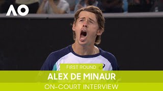 Alex de Minaur On-Court Interview (1R) | Australian Open 2022