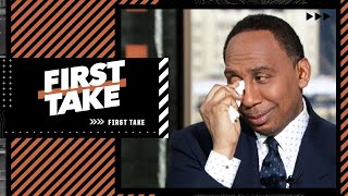 Stephen A. shares a touching moment with Ryan Clark & Marcus Spears on First Take 😌