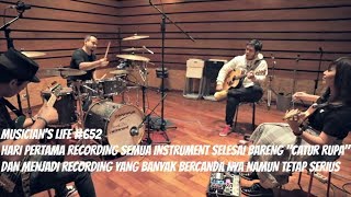 MUSICIAN'S LIFE #652 | RECORDING INSTRUMENT "CATUR RUPA" BUAT SINGLE PERTAMA "BAHAGIAMU" SELESAI