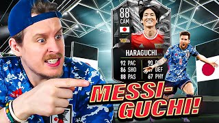 OMG it's MESSIGuchi?! 88 Showdown Haraguchi Review! FIFA 22 Ultimate Team