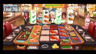 Level 244 - 255 Cooking Frenzy | Sushi Restaurant