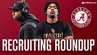 Recruiting Roundup | Five-star WR checking out Bama this weekend | Transfer LB s
