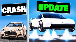 Every Time I Crash, My Tesla Gets a New Update in GTA 5