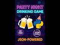 🍻 PARTY NIGHT Drinking Game in Python — JSON Packs + Dry Mode 🎉