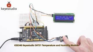 KS0348 Keyestudio SHT31 Temperature and Humidity Module