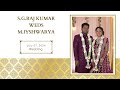 🔴 Wedding  RAJ KUMAR  weds IYSHWARYA  on  (07 th July 2024 SUNDAY)