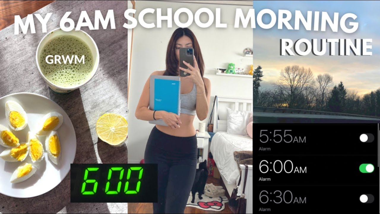 My 6am Winter School Morning Routine 2023 Life Update Grwm Youtube