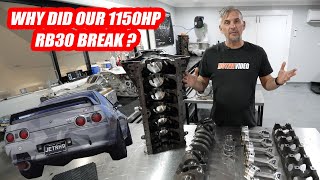 Why Did Our 1150hp Cast RB30 Break and When Do You Go To Billet Block in Your Skyline GT-R?