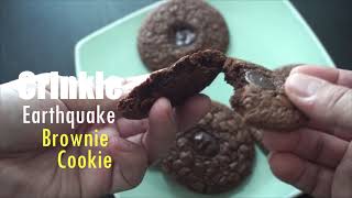 คุกกี้บราวนี่หน้าแตก Brownie Crinkle Cookie