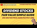 Dividend Investing Simple Valuation Guide - One Multiplication Only Model