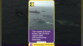 South Korea, US \u0026 Japan hold anti-submarine drills | WION Shorts