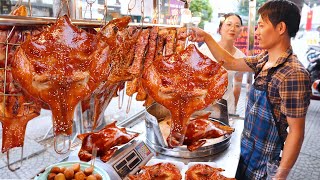 Strange Roasted Duck with Pipa, a secret trick of drying in the wind for more than 5 hours but th...