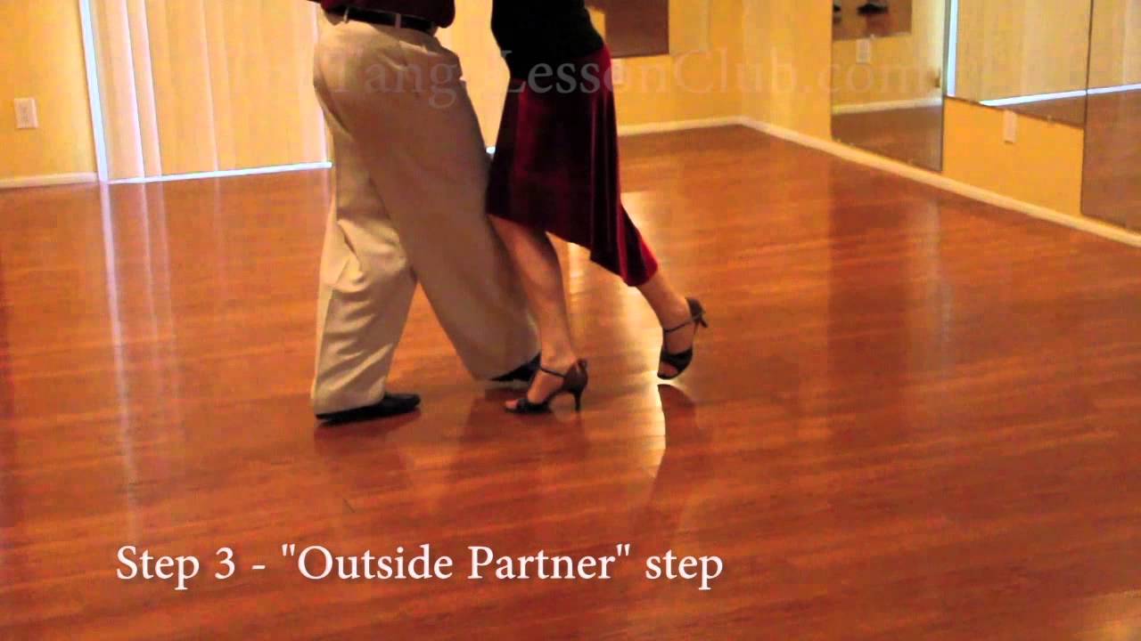 Argentine Tango 8 Step Basic With Instructions - YouTube