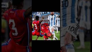 Messi Horror Tackles Panama Players #shorts #youtubeshorts #messi #leomessi #football #viral