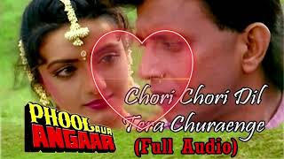 Chori Chori Dil Tera Churayenge |❤️90s Hits❤️| Phool Aur Angaar (1993) | Mithun, Shantipriya