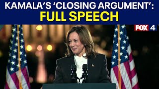 Kamala Harris delivers 'closing argument' speech: FULL SPEECH