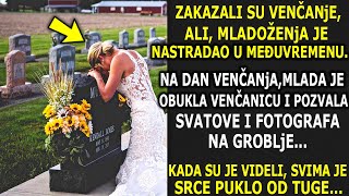 MLADA JE NA DAN VENČANjA DOŠLA NA GROB MLADOŽENjE I RASPLAKALA SE... OVO JE SVIMA SLOMILO SRCE...