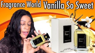 Fragrance World Vanilla So Sweet Perfume | Affordable Perfumes| My MiddleEastern Perfume Collection