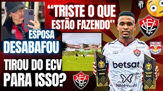 TRISTE!🥺 ESPOSA DO ALERRANDRO DESABAFA SOBRE DESTINO DO JOGADOR EX VITÓRIA