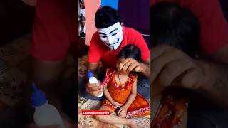 saanvika ও bhootu করলো maa এর সাথে prank😝 #shorts #viral #youtubeshorts #funny #saanvikasfamily