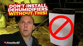 STOP Installing Dehumidifiers in Your Crawl Space WITHOUT Sealing the Foundation Vents!