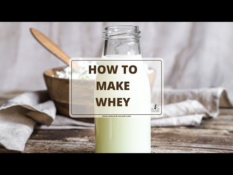 How To Make Natural Whey Protein Drink - YouTube