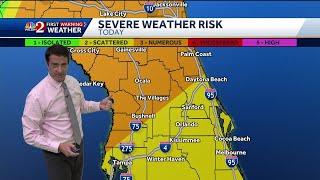 First Warning Weather Day: Tornado watch issued for all of Central Florida