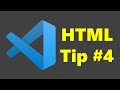 Visual Studio Code - HTML Tag with id - HTML Hack #4
