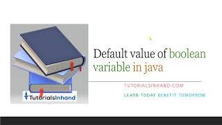 default value of boolean in java