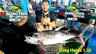 🔥[FULL ATRAKSI ABANG FADIL] Eksekusi Big TUNA‼️35kg pesanan  RM Padang/Ayah !!!!!