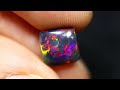 1.65 cts natural black opal