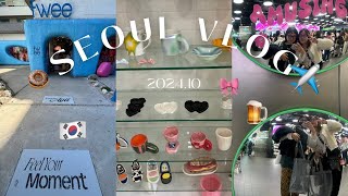 【韓国旅行vlog】4泊5日満喫旅✈️🪩明洞/聖水/弘大/狎鴎亭/東大門/セレクトショップ巡り🪽🎀