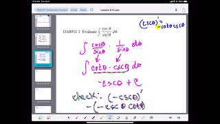 4.4 Indefinite integrals and the net change Theorem