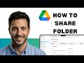 How to share a folder in Google Drive  (full guide 2026)