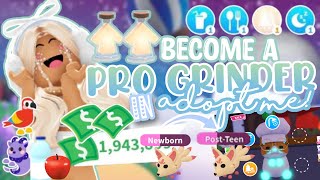 How To Be A PRO GRINDER And Make TONS of BUCKS In Adopt Me! (Roblox) | AstroVV