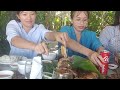 មាន់អាំង ត្រីអាំងអំបិល grilled chicken and salted crusted grilled fish seyma cooking