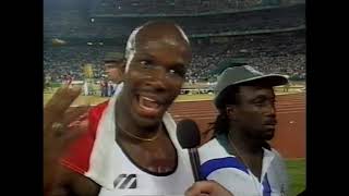 6348 Olympic 1996 Interview Donovan Bailey