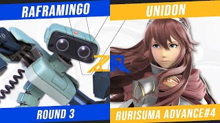 るりスマADVANCE#4 Round3 らふらみんご(ロボット) vs うにどん(ミェンミェン、ルキナ) #スマブラSP