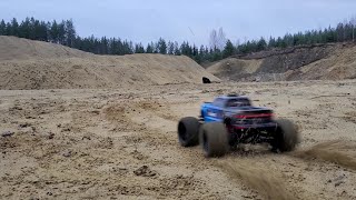 ARRMA RC 1/10 GRANITE 4X4 V3 MEGA LIPO, sand run @fatstarman