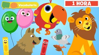 Primeras Palabras para Bebes | Huevos Surpresas con Larry |Aprender animales |Mi Primera Universidad