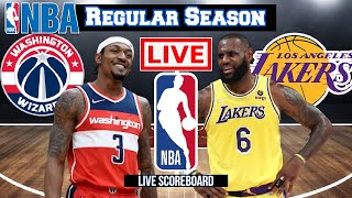 Live: Washington Wizards Vs Los Angeles Lakers | Live Scoreboard | Play by Play | Bhordz TV