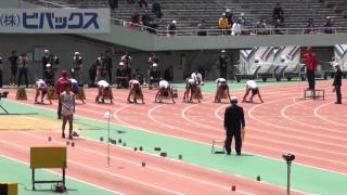 男子100m予選2組 小谷雄介 10.18( 2.8) 織田記念(2011/4/29)