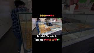 Enjoying Turkish Sweets in Toronto, Canada #canada #funny #pakistanisincanada #kunafa