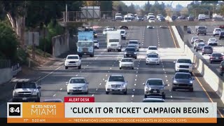 "Click It or Ticket" campaign kicks off ahead busy summer travel season