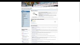 SJSU King Library LibGuides: Finding Research Articles