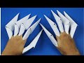 Origami Paper Claws For Halloween | Halloween Costumes | How To Make Paper Claws | Halloween Crafts