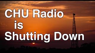 CHU Shortwave Time Signal is Shutting Down