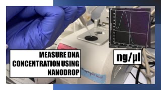 How to measure DNA concentration using Nanodrop | Biology Tutorial