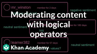 Program design: content moderation | Intro to CS - Python | Khan Academy